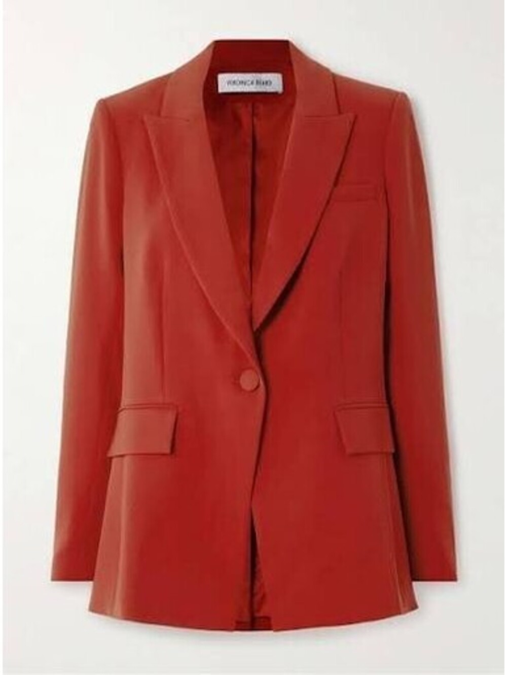 NEW,  Veronica Beard Long & Lean Dickey Jacket in Crimson Red Sz 10 #SJ2707